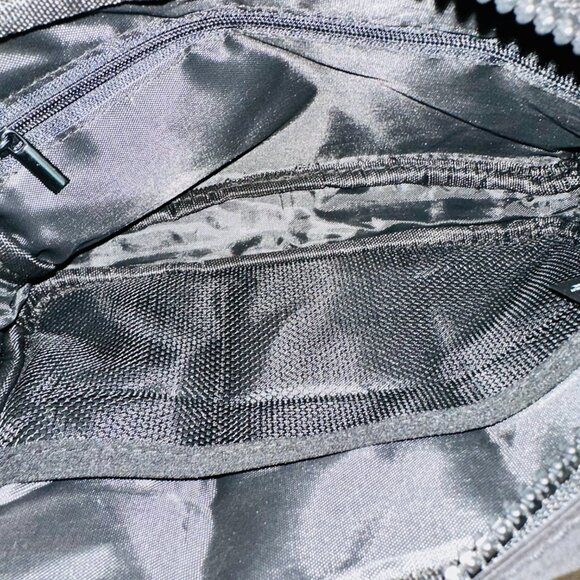 STUDIO NYC BLACK NYLON PUFFER QUILTED BELT BAG FANNY PACK UNISEX - Picture 7 of 8